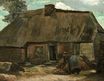 Дом и копающая крестьянка 1885