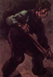 Винсент Ван Гог - Копающий крестьянин 1885