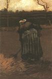 Винсент Ван Гог - Копающая крестьянка 1885