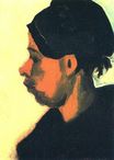 Винсент Ван Гог - Портрет крестьянки в темном чепце 1885