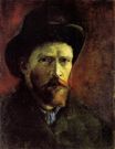 Self-Portrait with Dark Felt Hat 1886