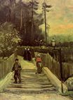 Винсент Ван Гог - Пологая дорожка на Монмартре 1886