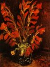 Винсент Ван Гог - Ваза с красными гладиолусами 1886
