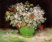 Vase with Zinnias and Other Flowers 1886