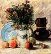 Vase with Flowers, Coffeepot and Fruit 1887