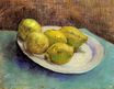 Винсент Ван Гог - Натюрморт с лимонами на блюде 1887