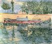 Берега Сены с лодками 1887