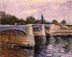 Винсент Ван Гог - Сена и мост на Гранд Жатт 1887