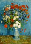 Vase with Cornflowers and Poppies 1887