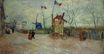 Винсент Ван Гог - Уличная сцена в Монмартр: Мулен Пуавр 1887