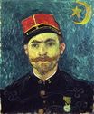 Винсент Ван Гог - Портрет Милле, второго лейтенанта Зуав 1888
