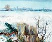 Винсент Ван Гог - Снежный пейзаж на фоне Арля 1888
