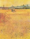 Арль, вид с пшеничных полей 1888