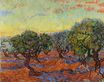 Оливковая роща. Оранжевое небо 1889
