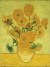 Still Life Vase with Fifteen Sunflowers 1889