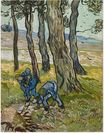 Винсент Ван Гог - Два землекопа среди деревьев 1889