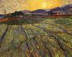 Enclosed Field with Rising Sun 1889