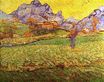 Винсент Ван Гог - Луг в горах Ле Мас де Сен-Поль 1889