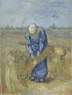 Peasant Woman Binding Sheaves after Millet 1889