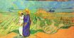 Винсент Ван Гог - Две женщины идущие в поле 1890