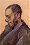 Винсент Ван Гог - Портрет Книготорговца Блока 1882