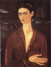 Фрида Кало - Автопортрет в бархатном платье 1926