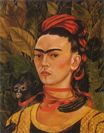 Фрида Кало - Автопортрет с обезьянкой 1940