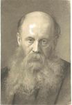 Густав Климт - Портрет мужчины с бородой 1879