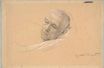 Голова отдыхающего человека 1886-1887