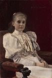 Девушка в кресле 1894