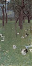 После дождя. Сад с цыплятами в Св. Агате 1899