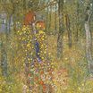 Густав Климт - Дачный сад с распятием 1912