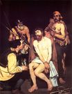 Эдуард Мане - Иисус, терзаемый солдатами. Поругание Христа 1865