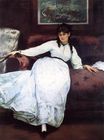 Отдых, портрет Берте Моризо 1870