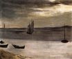 Залив Аркашон и Маяк на мысе Ферре 1871