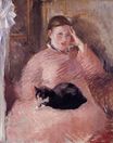 Эдуард Мане - Женщина с кошкой 1880