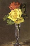 Эдуард Мане - Розы в бокале шампанского 1882