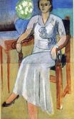 Женщина в белом платье 1934