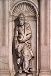 Микеланджело - Святой Пётр 1504