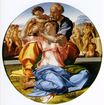 Микеланджело - Мадонна Дони. Святое Семейство 1506