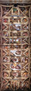 Микеланджело - Потолок Сикстинской капеллы 1508-1512