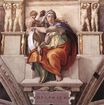 Микеланджело - Потолок Сикстинской капеллы. Дельфийская Сибилла 1509