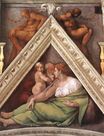 Микеланджело - Предки Христа. Езекия 1509