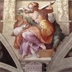 Микеланджело - Потолок Сикстинской капеллы. Ливийская Сивилла 1510