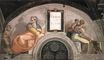 Микеланджело - Предки Христа. Ахим, Элиуд 1512