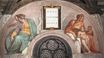 Микеланджело - Предки Христа. Иофаам, Ахаз 1512