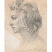 Микеланджело - Идеальная голова женщины 1525