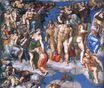 Микеланджело Буонарроти - Страшный суд (фрагмент) 1537-1541