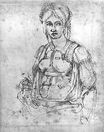 Микеланджело Буонарроти - Портрет Виттории Колонна 1540
