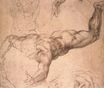 Высокое Возрождение Микеланджело Буонарроти - Этюд для 'Страшного суда' 1537